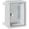 vidaXL Ohjauskabinetti Harmaa 32 x 15 x 35 cm ABS-muovi