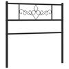 vidaXL Metallinen vaihtop&auml;&auml;ty musta 75 cm