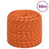 vidaXL Venek&ouml;ysi oranssi 6 mm 50 m polypropeeni