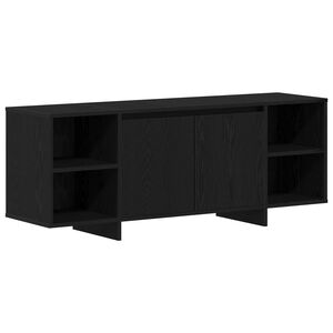vidaXL TV-kaappi 130 x 35 x 50 cm Musta tammi Tekninen puu