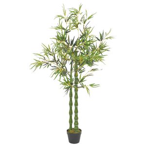 vidaXL Tekokasvi bambu ruukulla vihre&auml; 160 cm