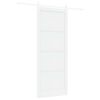 vidaXL Liukuovi ORKDAL 93 x 232 cm Tekninen puu valkoinen
