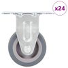 vidaXL 24 kpl kiinte&auml;t py&ouml;r&auml;t 50 mm