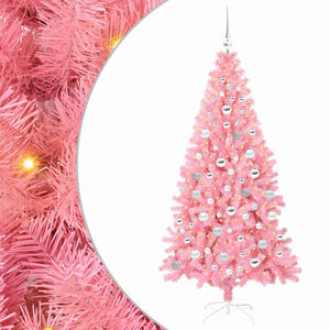 vidaXL Joulukuusi Pinkki 180 cm Polyvinyylikloridi