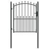 vidaXL Aitausportti piikeill&auml; EMMEN 150 x 100 cm Jauhemaalattu ter&auml;s