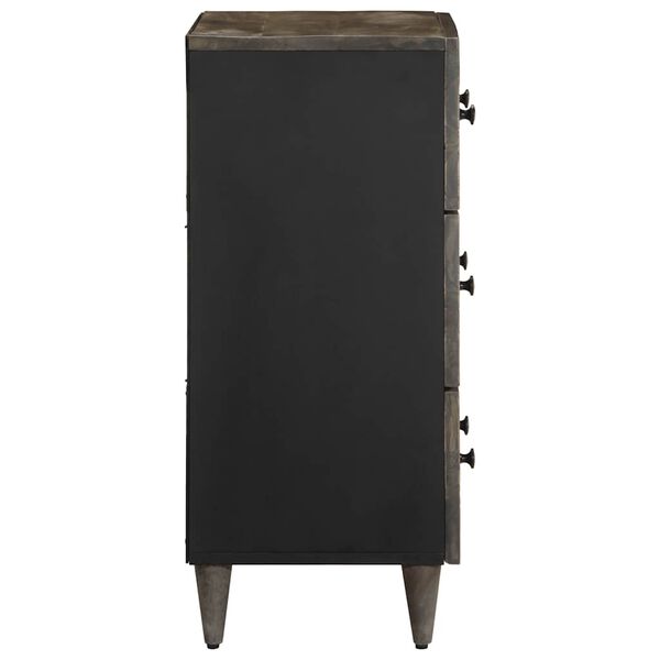 vidaXL Senkki Vaaleanharmaa 60x33,5x75 cm Massiivipuu Mango