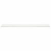 vidaXL Kelluva hylly 4 pcs Valkoinen 100 x 18 x 2,5 cm Ter&auml;s