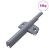 vidaXL Pehme&auml; sulkeutuva vaimennin 1161 kpl Harmaa 125 x 47 x 15 mm PP