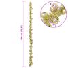 vidaXL Joulupallo Garland Kulta 186 cm Polystyreeni
