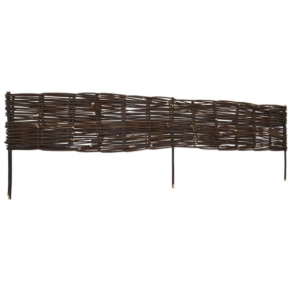 vidaXL Puutarhan pajuraja-aidat 5 kpl 120x35 cm
