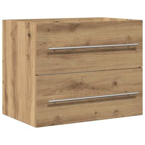 vidaXL Kylpyhuoneen pesuallaskaappi Artisan Oak 60x38,5x48 cm Puu