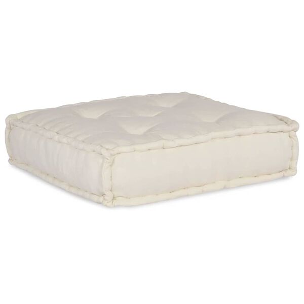 vidaXL Modulaarinen sohva 4 pcs Kerma kangas