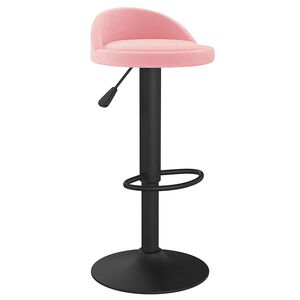 vidaXL Baarituoli pinkki sametti