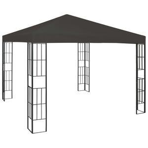 vidaXL Huvimaja 3x3 m antrasiitti