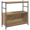 vidaXL Kirjahylly 80 x 30 x 78,5 cm Tekninen puu Artisan tammi