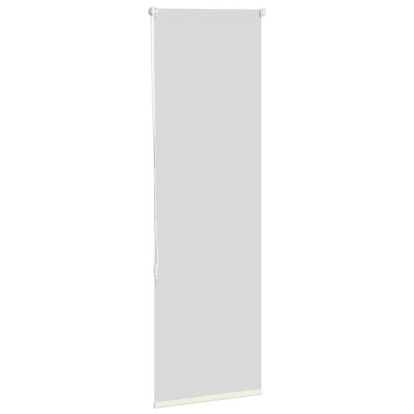 vidaXL Rullaverho luonnonvalkoinen 50x130 cm Kankaan leveys 45,7 cm