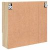 vidaXL Peilikaappi ovella Sonoma tammi 59 x 17 x 55 cm Tekninen puu