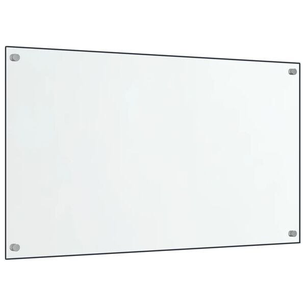 vidaXL Keittiön roiskesuojat 2 kpl läpinäkyvä 70x60 cm karkaistu lasi