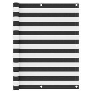 vidaXL Parvekkeen suoja antrasiitti/valkoinen 120x300 cm Oxford kangas