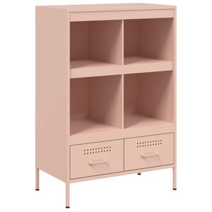 vidaXL Kaappi pinkki 68x39x101,5 cm ter&auml;s