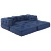 vidaXL Modulaarinen sohva 2 pcs Indigo 140 x 70 x 56 cm kangas