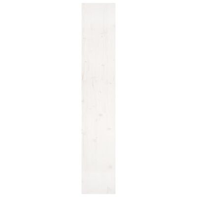 vidaXL Kirjahylly/tilanjakaja valkoinen 80x30x167,4 cm täysi mänty