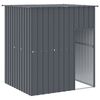 vidaXL Koirankoppi katolla antrasiitti 165x153x181 cm galvanoitu ter&auml;s