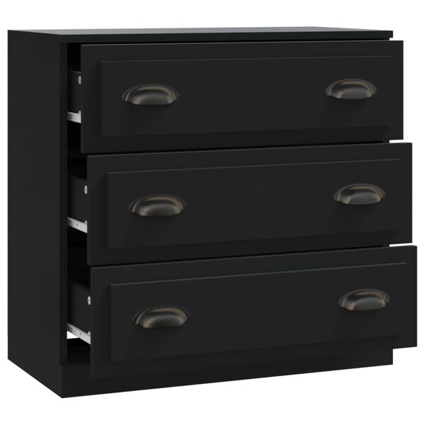 vidaXL Senkki musta 70x35,5x67,5 cm tekninen puu