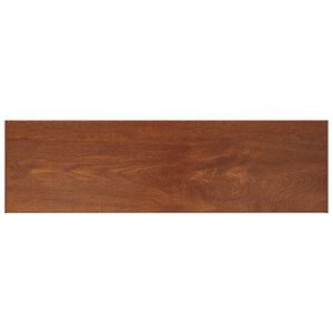 vidaXL Ikkunakynnys Ruskea puu 120 x 40 x 4,5 cm Polyvinyylikloridi