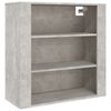 vidaXL Sein&auml;kaappi betoninharmaa 80x33x80 cm tekninen puu