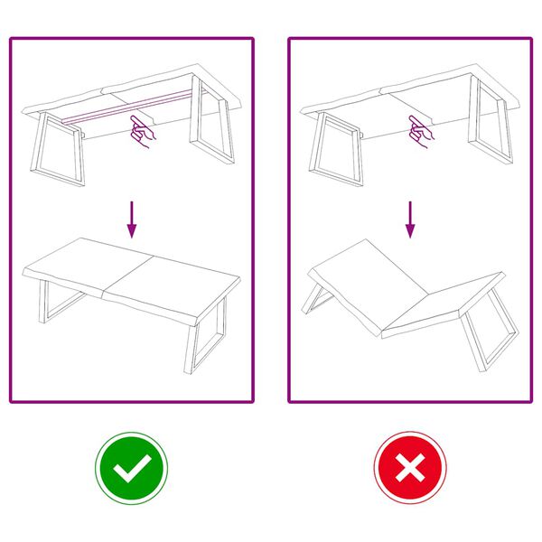 vidaXL P&ouml;yt&auml;levy tummanruskea 120x50x(2-6) cm k&auml;sitelty t&auml;ystammi