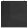 vidaXL Sein&auml;kiinnitett&auml;v&auml;t TV-tasot 2kpl kork.kiil. musta 30,5x30x30cm