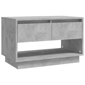 vidaXL TV-taso betoninharmaa 70x41x44 cm tekninen puu