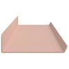 vidaXL Kelluva hylly 4 pcs Pinkki 100 x 9 x 2,5 cm Ter&auml;s