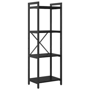 vidaXL Kirjahylly 40 x 30 x 119 cm Tekninen puu Musta tammi.