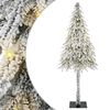 vidaXL Joulukuusi 300 LED-valoilla Valkoinen 210 cm PE ja Ter&auml;s