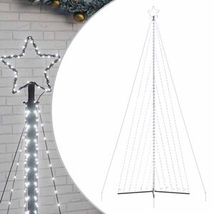 vidaXL LED joulukuusi 789 kylm&auml;n valkoista LED-valoa 476 cm