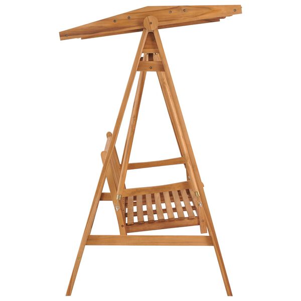 vidaXL Keinupenkki 174 cm t&auml;ysi tiikki