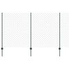 vidaXL Ketjuaidalla varustettu aita 25 x 1,4 m PVC-pinnoitettu ter&auml;s