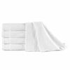 vidaXL K&auml;sipyyhkeet 5 kpl puuvilla 450 g/m&sup2; 50 x 100 cm valkoinen