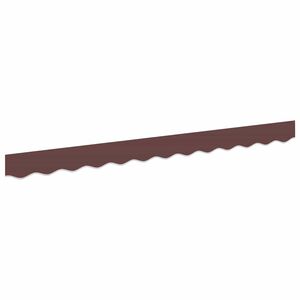 vidaXL Markiisin reunalista vaihto Ruskea Raidallinen 230 x 20 cm