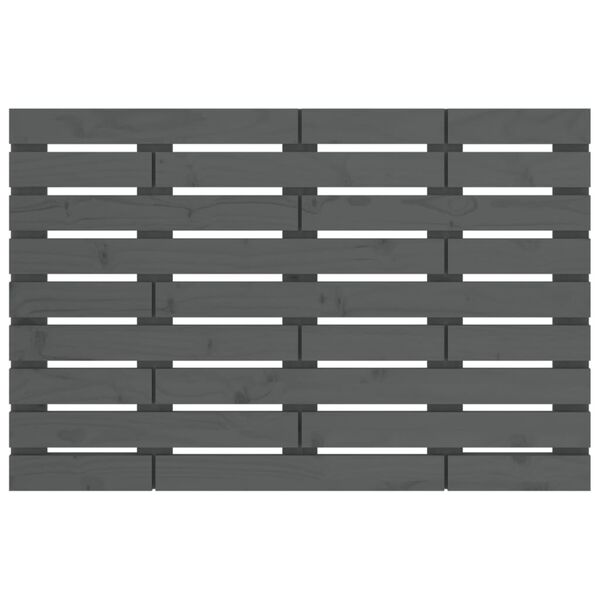 vidaXL S&auml;ngynp&auml;&auml;ty sein&auml;lle harmaa 96x3x63 cm t&auml;ysi m&auml;nty