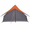 vidaXL Perhe Teltta katolla Harmaa ja oranssi 315 x 286 x 200 cm