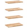 vidaXL Kelluvat hyllyt 4 kpl 60x20x2 cm k&auml;sittelem&auml;t&ouml;n massiivipuu akaasia