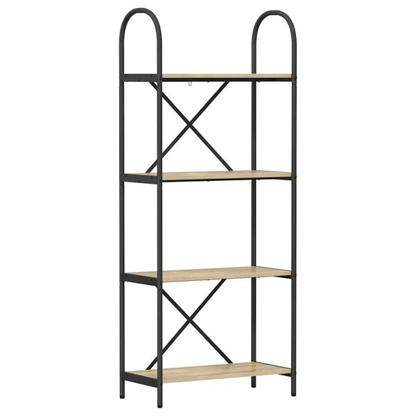 vidaXL Kirjahylly Sonoman tammi 60 x 30 x 146 cm Tekninen puu