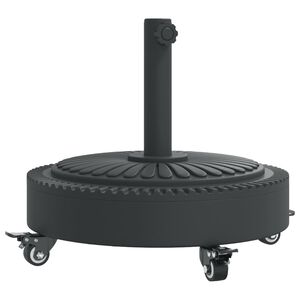 vidaXL Aurinkovarjon jalusta py&ouml;rill&auml; &Oslash;38/48 mm tangolle 27 kg py&ouml;re&auml;