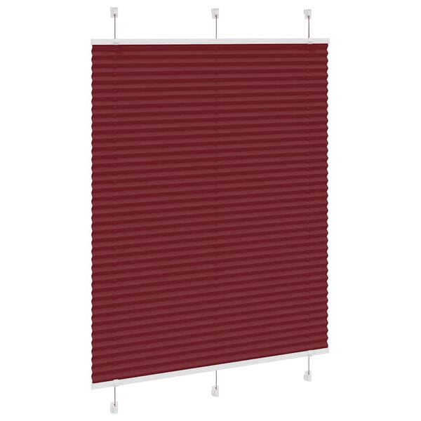 vidaXL laskostettu blind Bordeaux Red 110x150 cm Kankaan leveys