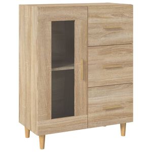 vidaXL Senkki Sonoma-tammi 69,5x34x90 cm tekninen puu