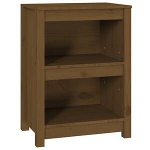 vidaXL Kirjahylly hunajanruskea 50x35x68 cm t&auml;ysi m&auml;nty