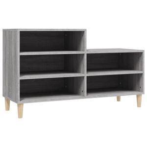 vidaXL Kenk&auml;kaappi harmaa Sonoma 102x36x60 cm tekninen puu